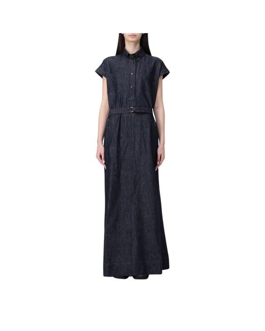 Maxi Dresses di Brunello Cucinelli in Blue