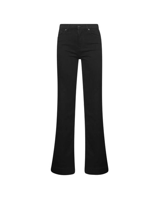 Boot-Cut Jeans 7 For All Mankind en coloris Black