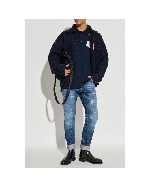 DSquared² Blue Skinny Jeans for men
