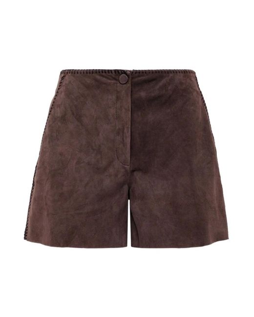 Blugirl Blumarine Brown Short Shorts