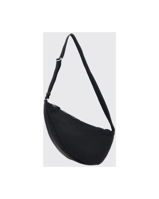 The Row Schwarze Leder-Schultertasche in Black für Herren