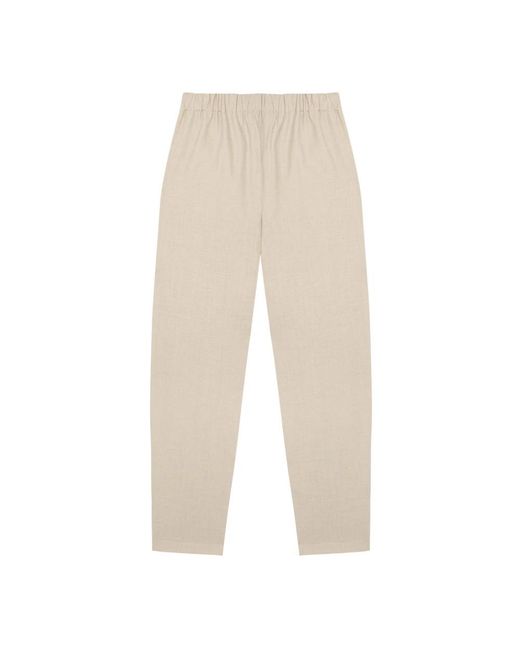 Cortana Natural Tapered Trousers