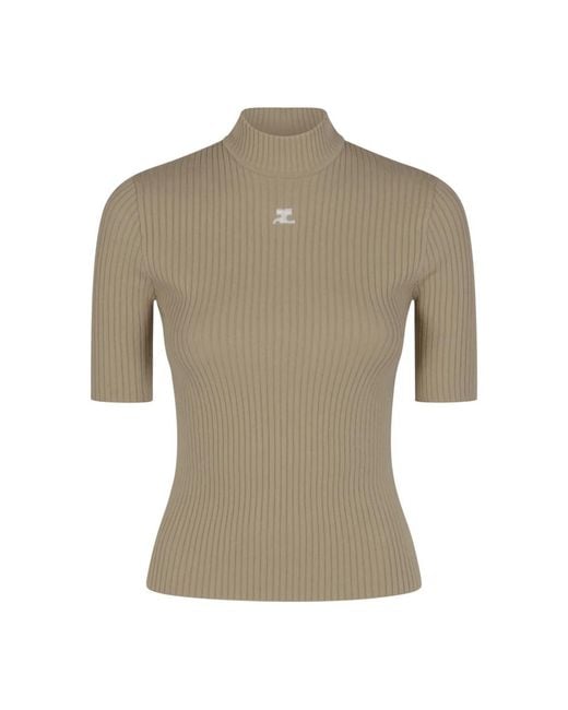 Courreges Natural T-Shirts