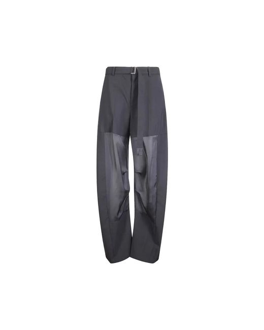 Sacai Blue Wide Trousers