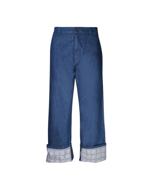 J.W. Anderson Blue Wide Trousers for men