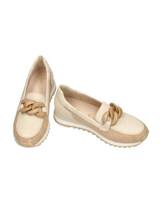 Gabor White Classic Loafer