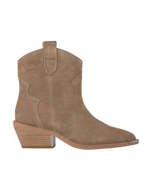 Alma En Pena. Brown Cowboy & Biker Boots