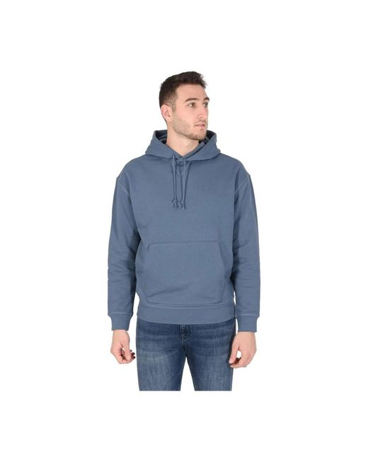 HUGO Blue Hoodies for men
