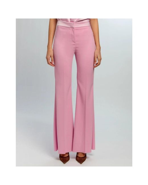 Doris S Pink Wide Trousers
