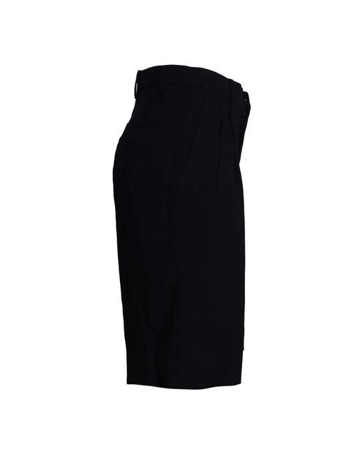Tagliatore Black Casual Shorts