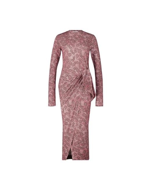 Isabel Marant Red Wrap Dresses
