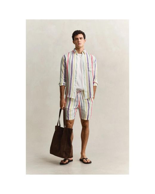 Gant White Casual Shorts for men
