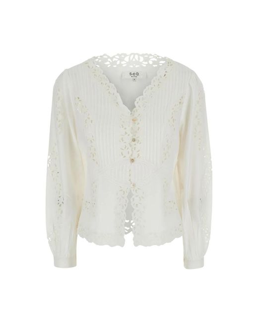 Blouses Sea de color White
