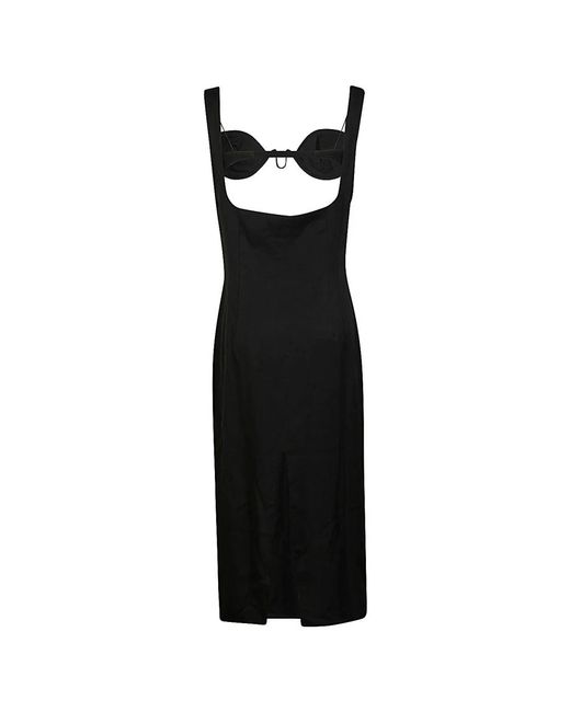 Ziah Black Midi Dresses