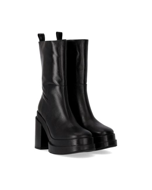 Paloma Barceló Black Heeled Boots