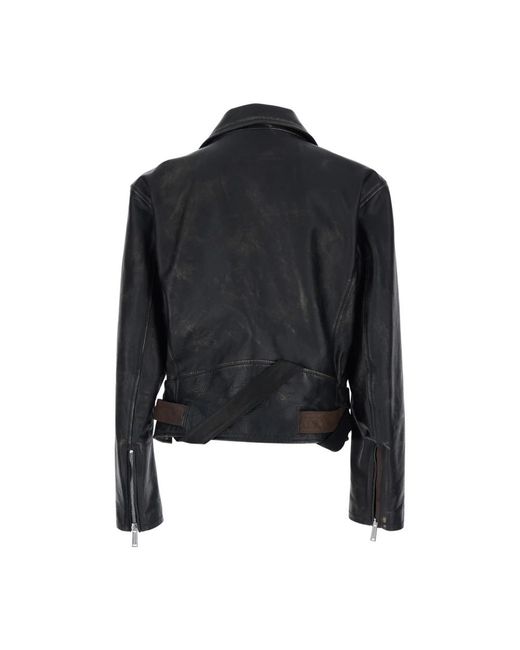 Leather Jackets DSquared² de hombre de color Black