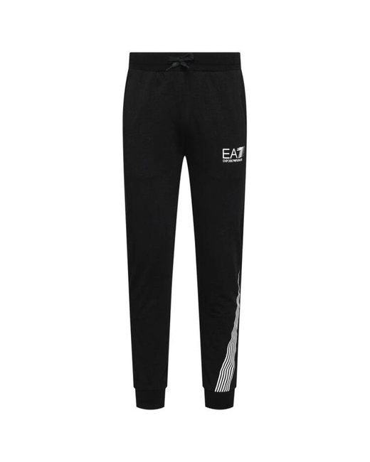 EA7 Black Sweatpants for men