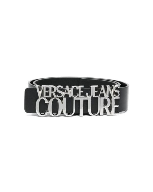 Versace Black Belts for men