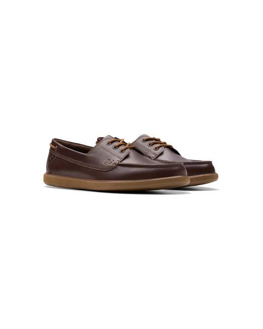 Clarks Brown Loafers for men