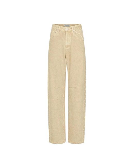 MARINE SERRE Natural Loose Fit Jeans