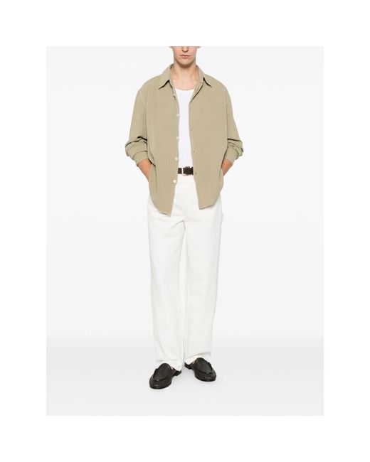 Les Deux White Straight Jeans for men