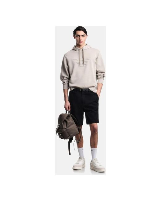 Emporio Armani Pink Hoodies for men