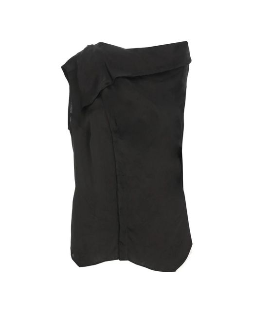 Rick Owens Black Vests