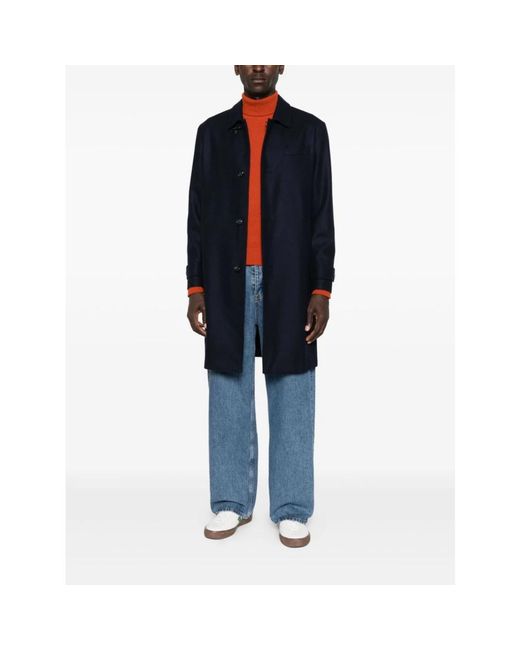 Single-Breasted Coats Fay de hombre de color Blue