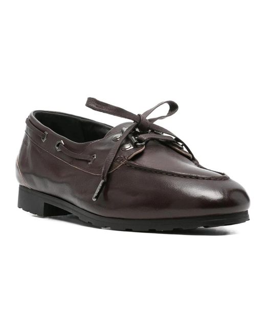 Bally Black Boat Shoes