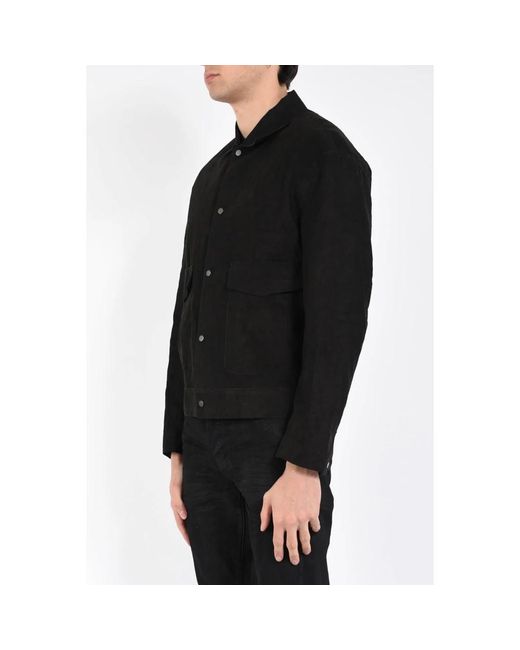 Salvatore Santoro Leather Jackets in het Black voor heren