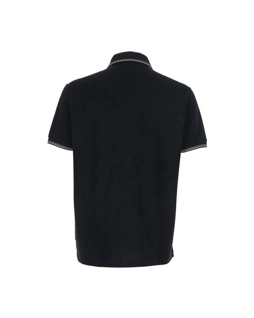 Emporio Armani Black Polo Shirts for men