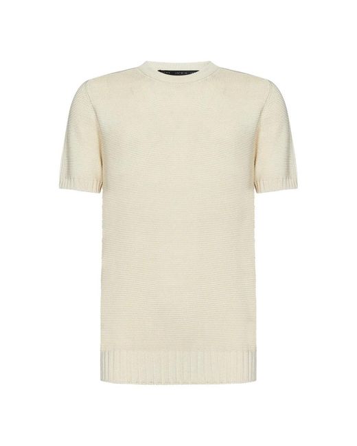 Low Brand Natural Round-Neck Knitwear for men