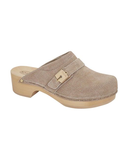 Scholl Gray Clogs