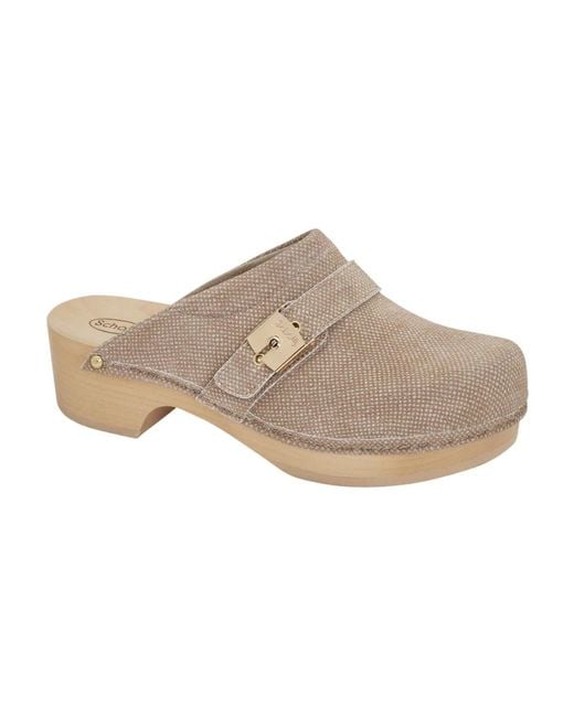 Scholl Gray Clogs