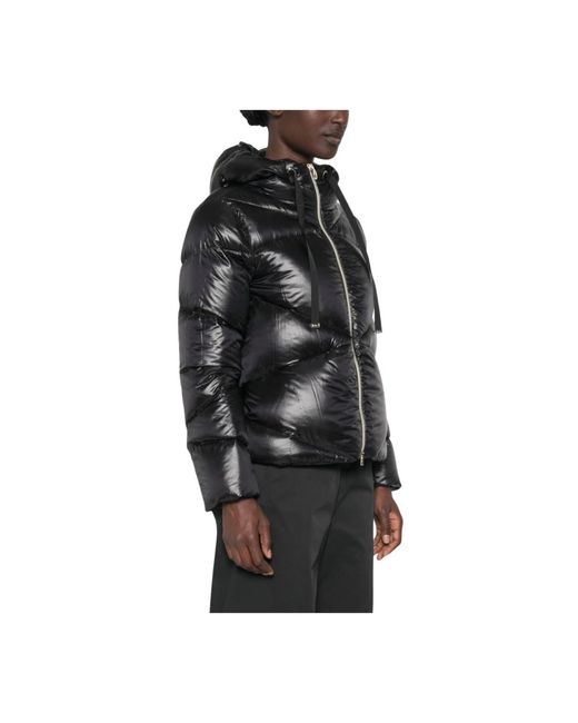 Herno Black Winter Jackets