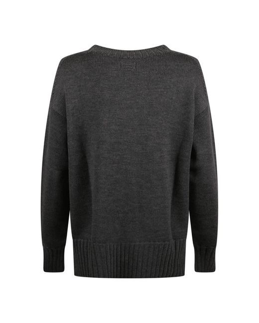 Drumohr Gray Round-Neck Knitwear