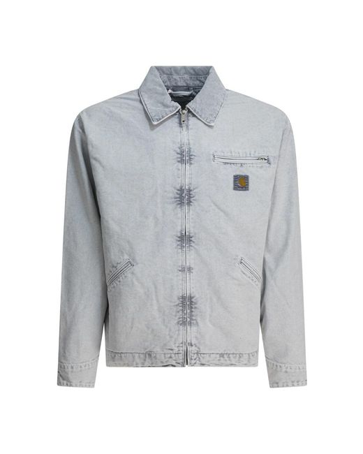 Carhartt Gray Denim Jackets for men