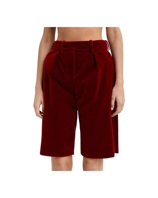 Alexandre Vauthier Purple Long Shorts