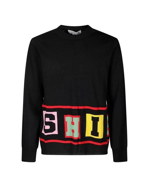 Comme des Garçons Black Round-Neck Knitwear for men