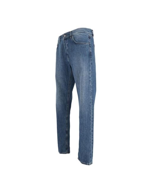 Dondup Blue Straight Fit Jeans for men