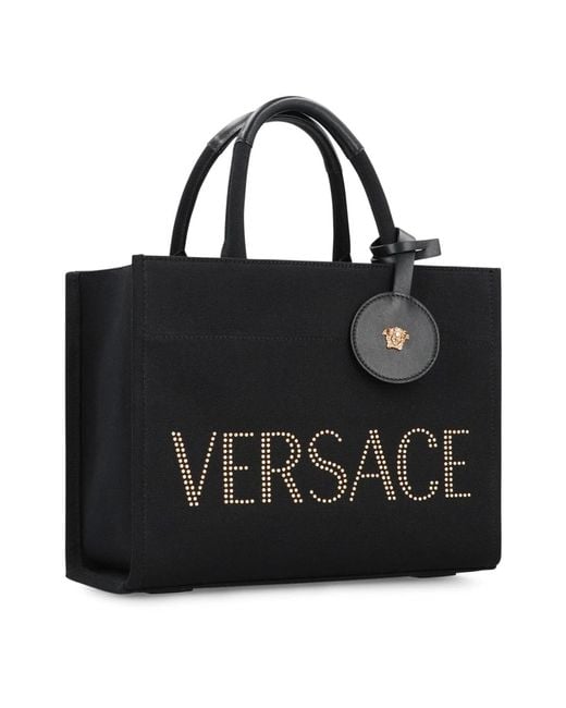 Versace Black Shopping Bags