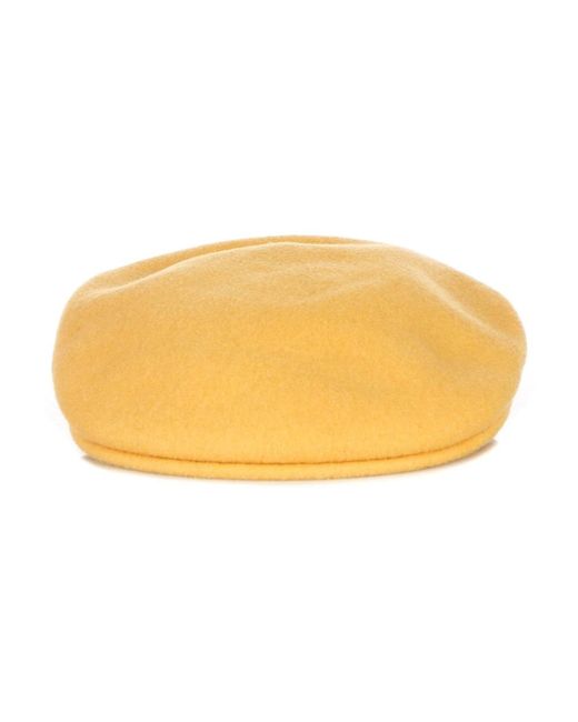 Kangol Warme Wollmütze Apricot in Yellow für Herren