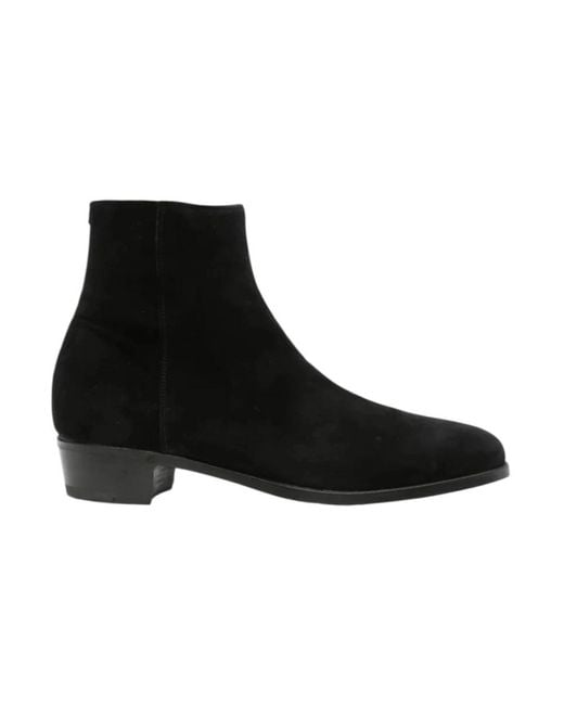 Lardini Black Ankle Boots for men