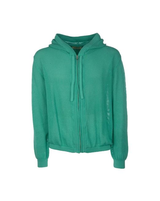 Laneus Green Zip-Throughs for men