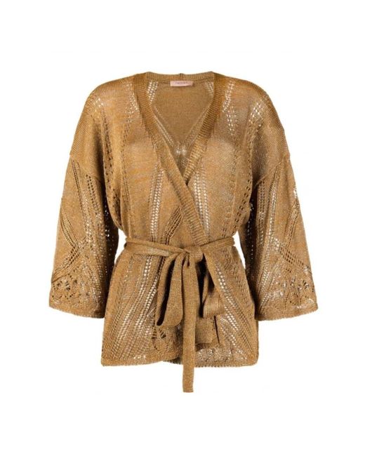 Twinset Brown Cardigans