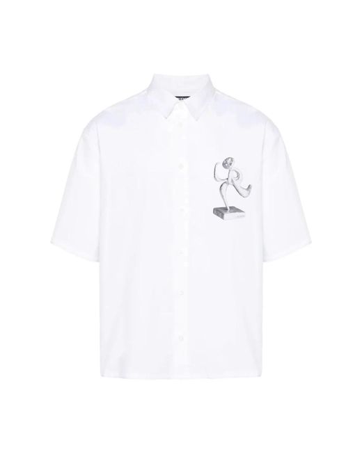 Jacquemus Short sleeve shirts in White für Herren