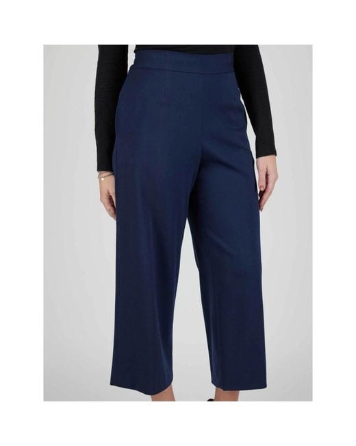 Cropped Trousers Kiton de color Blue