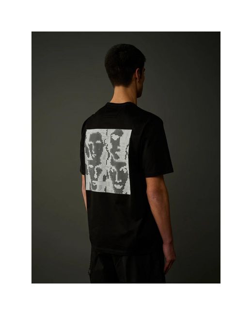 C P Company Grafik t-shirt - metropolis serie in Black für Herren