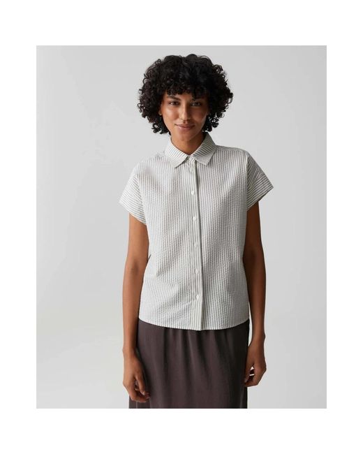 Opus Falvia Blouse in het Gray