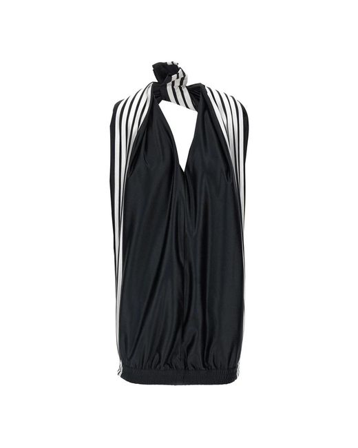 Balenciaga Black Sleeveless Tops